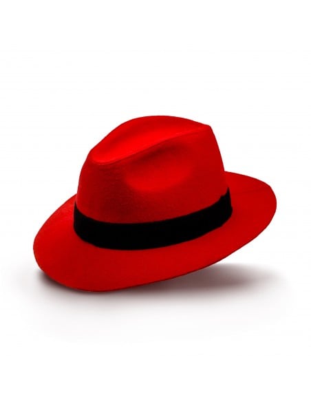 Fedora kapelusz męski czerwony sklep internetowy