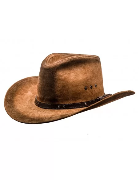 Kapelusz męski kowbojski brązowy - polskie czapki