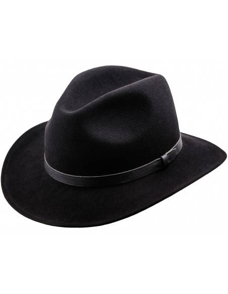 Fedora kapelusz czarny męski