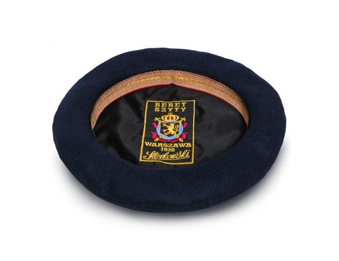 Ręcznie szyty beret damski