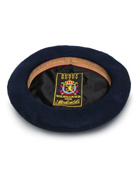 Ręcznie szyty beret damski