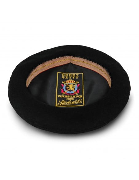 Beret czarny męski wełniany - sklep warszawa sterkowski