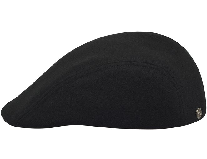 Czarne modne męskie nakrycie głowy - czapka polska