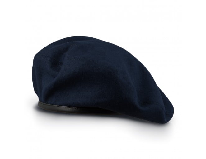 Grantowy męski beret historyczny wełniany