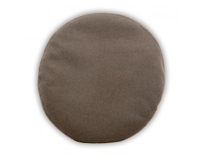 Beret męski khaki z wełny