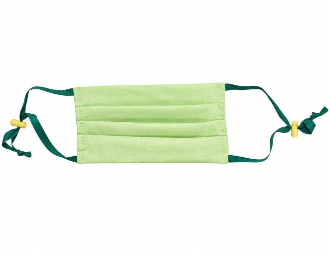 Maseczki higieniczne trójwarstwowe zielone wielokrotnego użytku