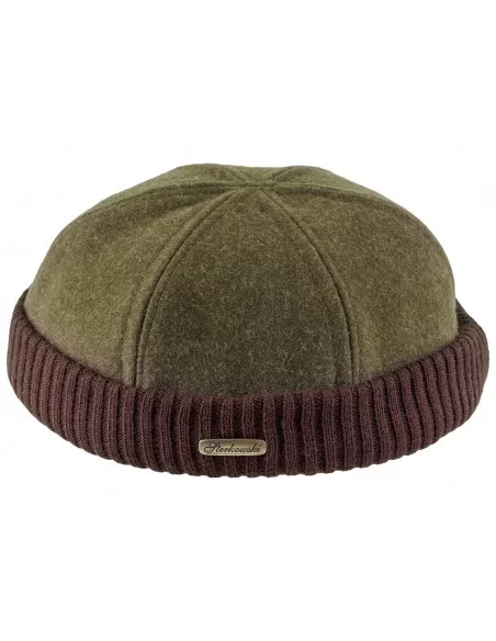 Zielona czapka dokerka na zimę - sklep z czapkami warszawa