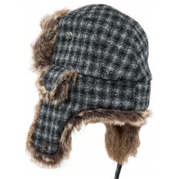 Uszanka Lumberjack z Harris Tweedu 2