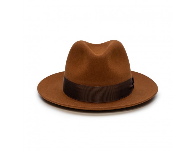 Kapelusz filcowy z króliczego włosia - męska fedora warszawa