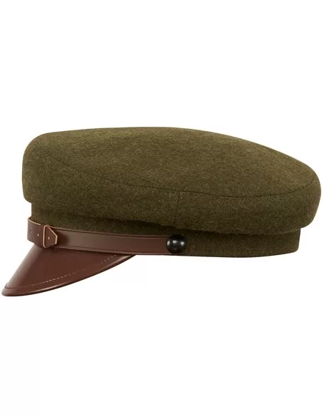 Zielona czapka maciejówka z daszkiem - sklep z czapkami sterkowski
