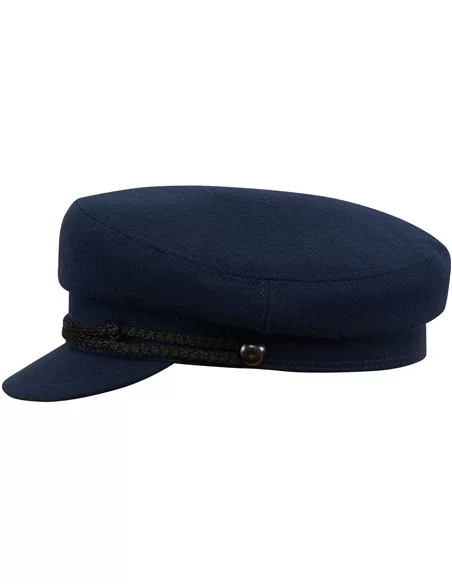 granatowa czapka z wełny na zimę - sklep z czapkami warszawa