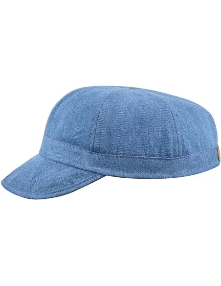 Oryginalna dżinsowa czapka z wywijanym do góry daszkiem Mechanic z wysokim filtrem przeciwsłonecznym